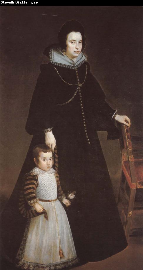 VELAZQUEZ, Diego Rodriguez de Silva y Princess and her son